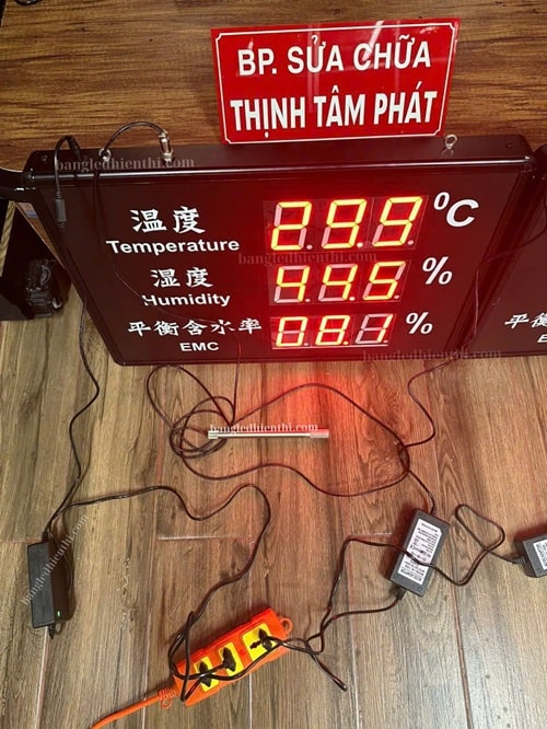 bảng nhiệt độ độ ẩm